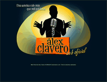 Tablet Screenshot of alexclavero.com